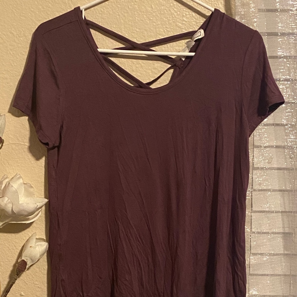 Plum shirt ( new)